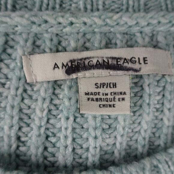 American Eagle Light Blue Women Sweater Size S - Picture 7 of 10